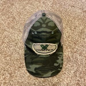 Vortex Camo Hat with Snap Back